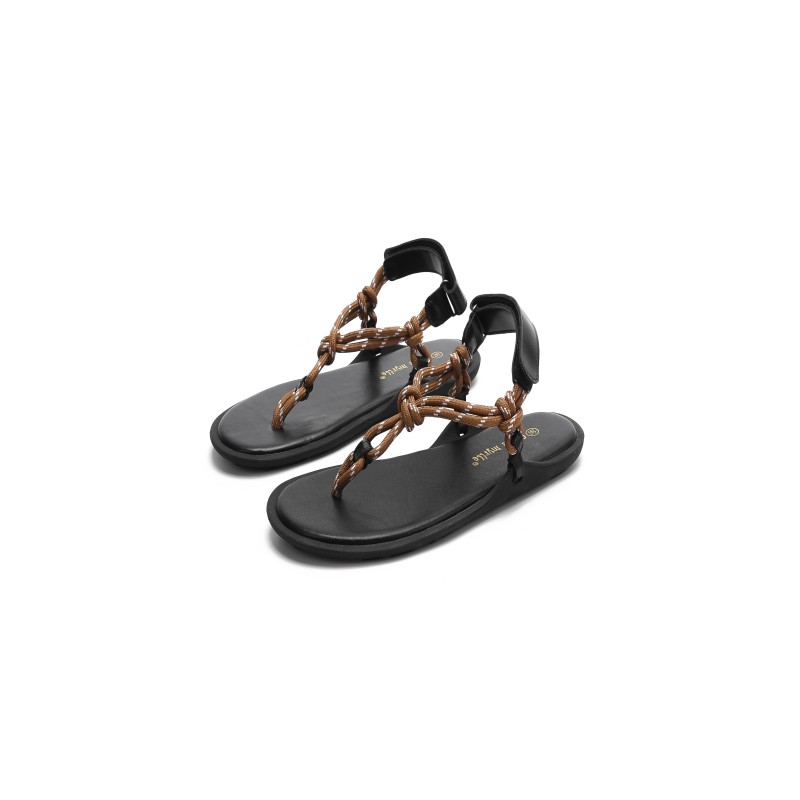 2024-summer-new-roman-flat-sandals-with-toe-loop-and-ankle-strap-for-women_4 2024 Summer New Roman Flat Sandals with Toe Loop and Ankle Strap for Women