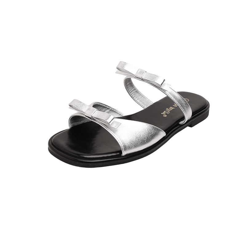 2024-summer-new-round-toe-bow-open-toe-beach-casual-sandals-women-real-leather_4 2024 Summer New Round Toe Bow Open Toe Beach Casual Sandals Women Real Leather