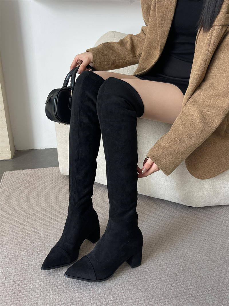2025-winter-womens-over-the-knee-boots-pointed-toe-chunky-heel-slim-fit-boots 2025 Winter Women's Over-the-Knee Boots Pointed Toe Chunky Heel Slim Fit Boots