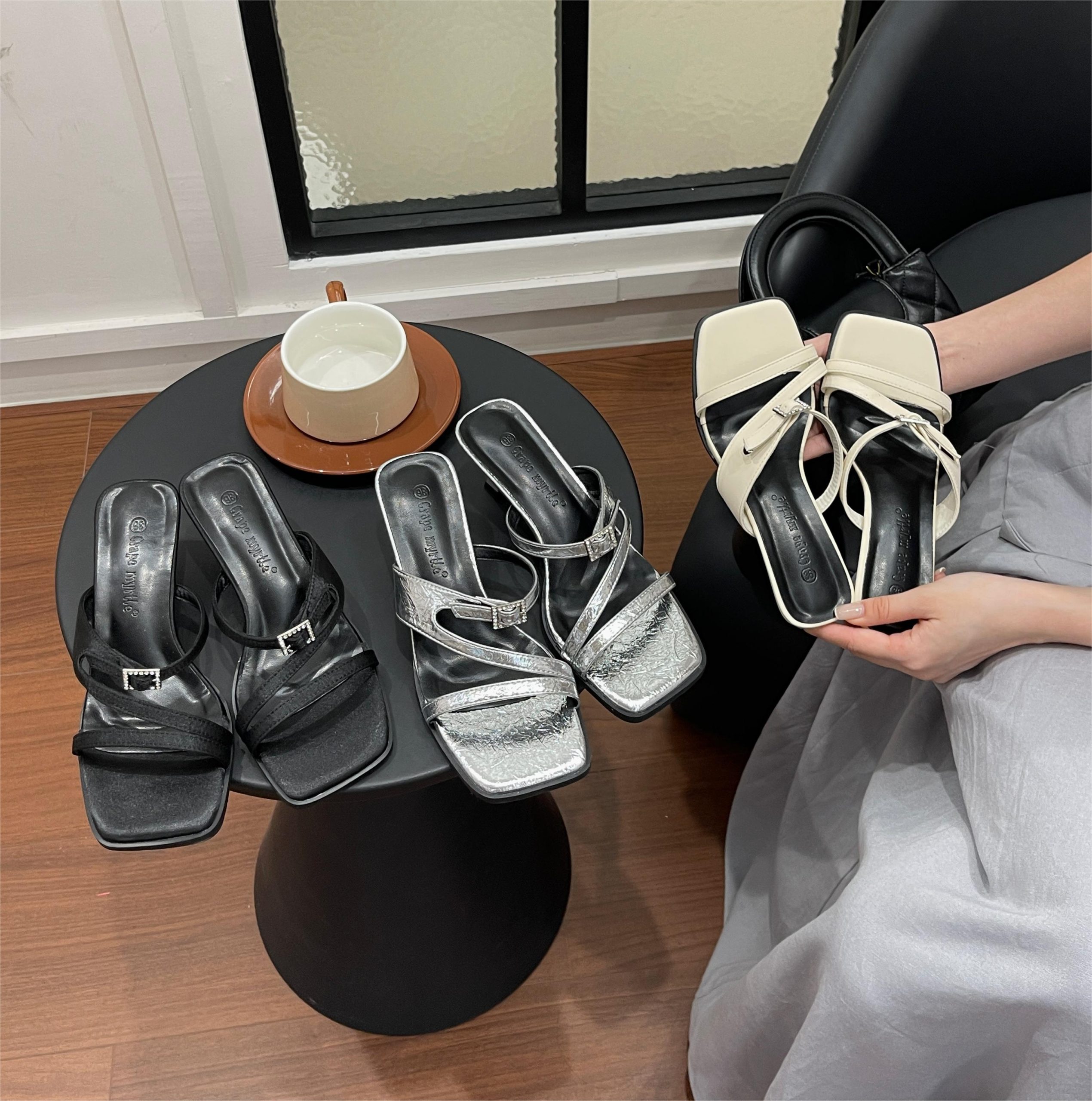 crape-myrtle-summer-new-style-elegant-square-toe-open-toe-thin-strap-french-one-strap-high-heel-casual-sandals-for-women Crape Myrtle Summer New Style Elegant Square Toe Open Toe Thin Strap French One-Strap High Heel Casual Sandals for Women