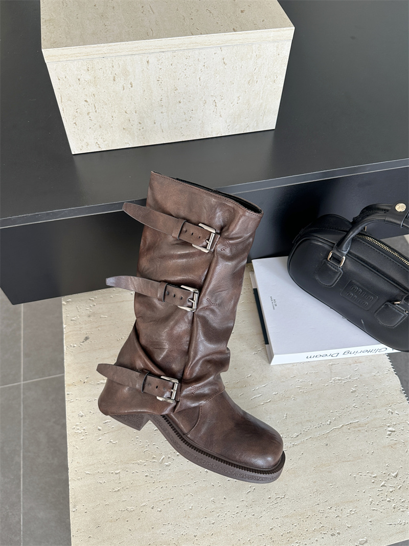 vintage-thick-sole-tube-boots-for-women-2026-new-design-long-boots-with-folds_3 Vintage Thick Sole Tube Boots for Women 2026 New Design Long Boots with Folds
