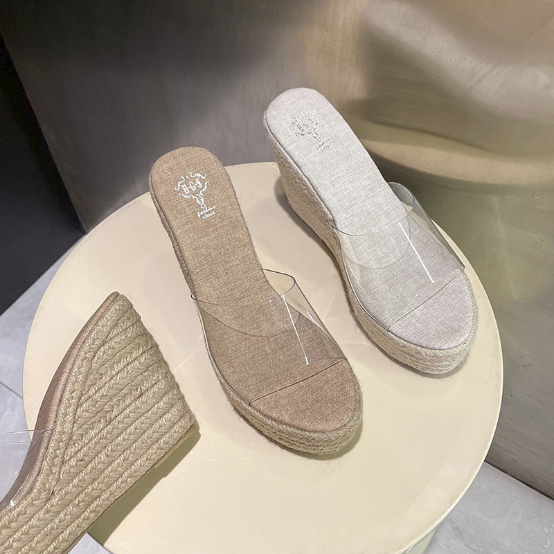 womens-summer-platform-wedge-sandals-with-10cm-height-increase-transparent-heel-toe-open-woven-sole-slippers_1 Women's Summer Platform Wedge Sandals with 10cm Height Increase, Transparent Heel, Toe-Open, Woven Sole, Slippers